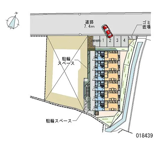 枚方市東香里元町 月極駐車場